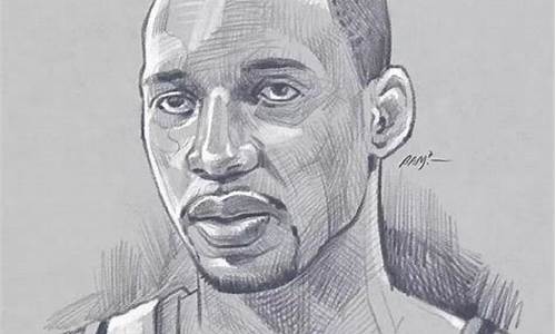 nba素描画_nba球星素描教程