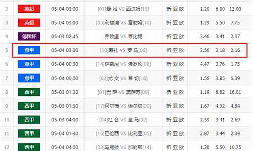 足彩6场半彩对阵表-6场半全场